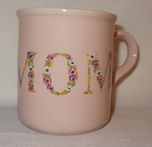 Mom Flower Pink Coffee Mug 10 oz Cup Ceramic - $9.99