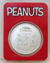 2020 Peanuts A Charlie Brown Christmas 55 Years .999 Silver 1 Toz AK217 - $57.02