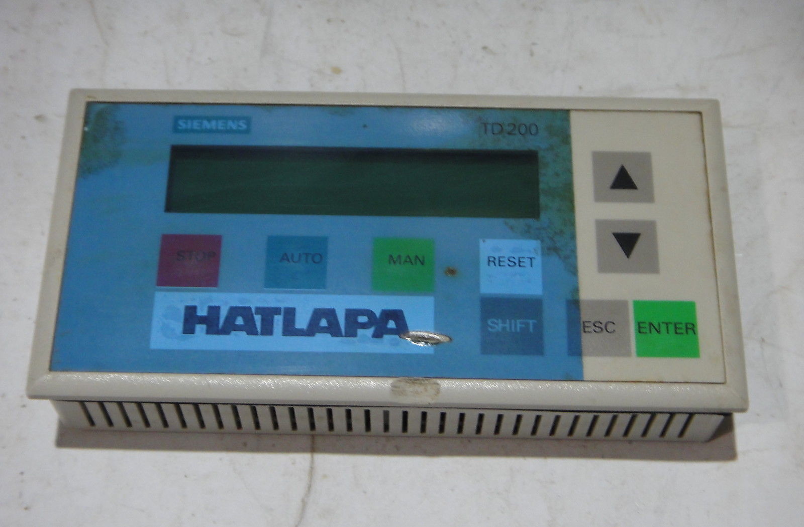sold for parts only Siemens TD200 Text display Controller QTY#
