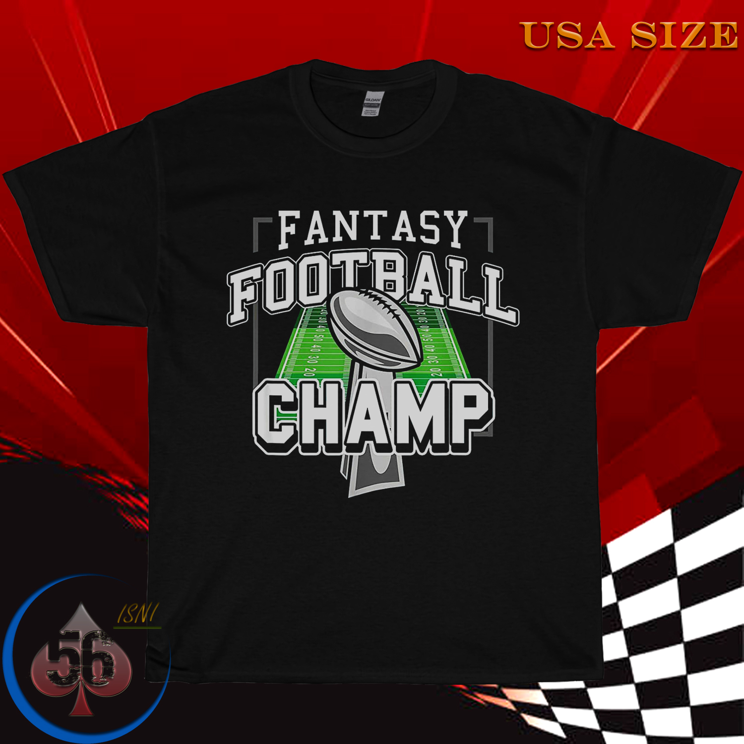 Funny Fantasy Football Champ Tee Fantasy Football Winner T-Shirt