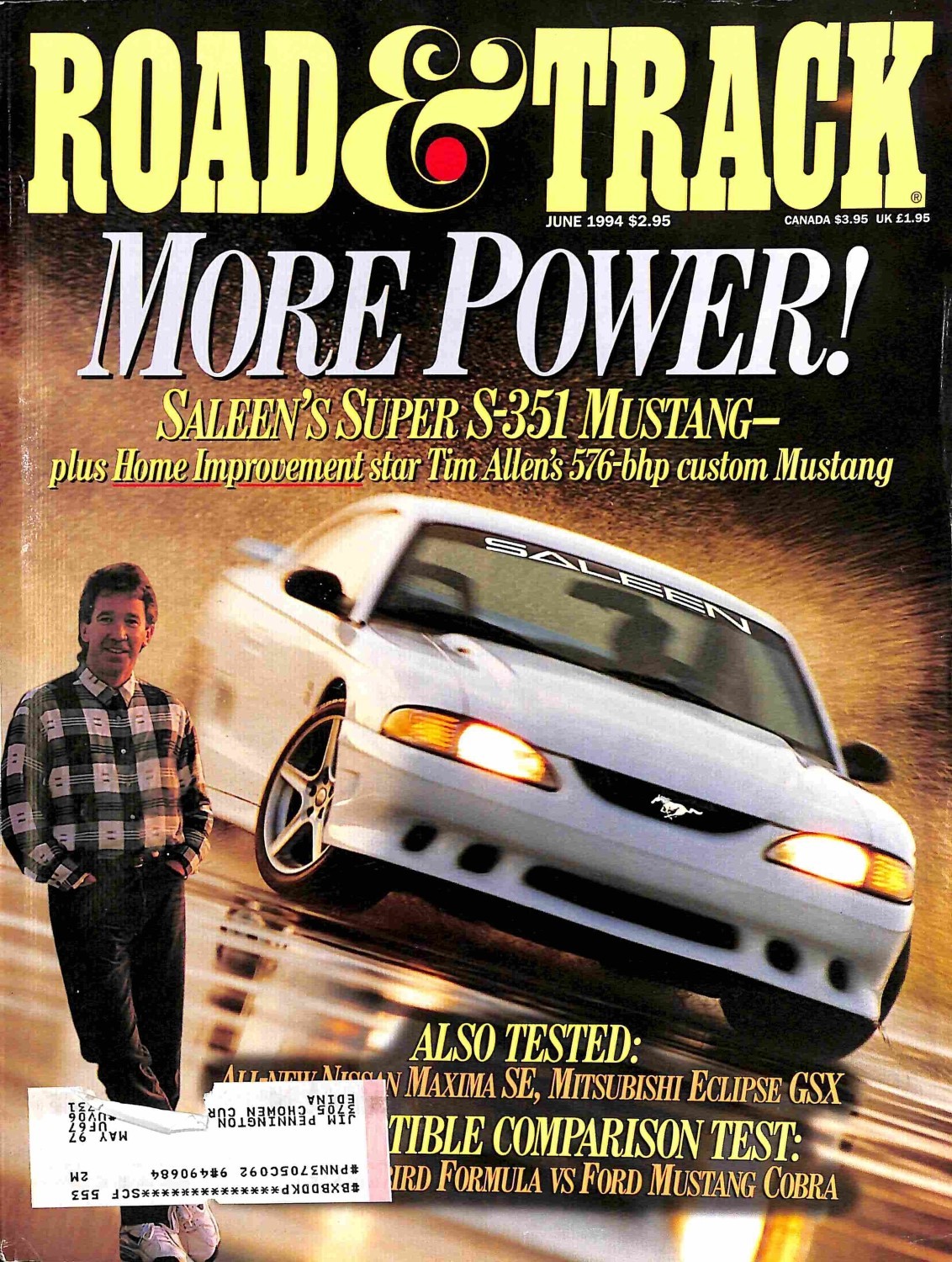 Road and Track, June 1994 Magazine Back Issues