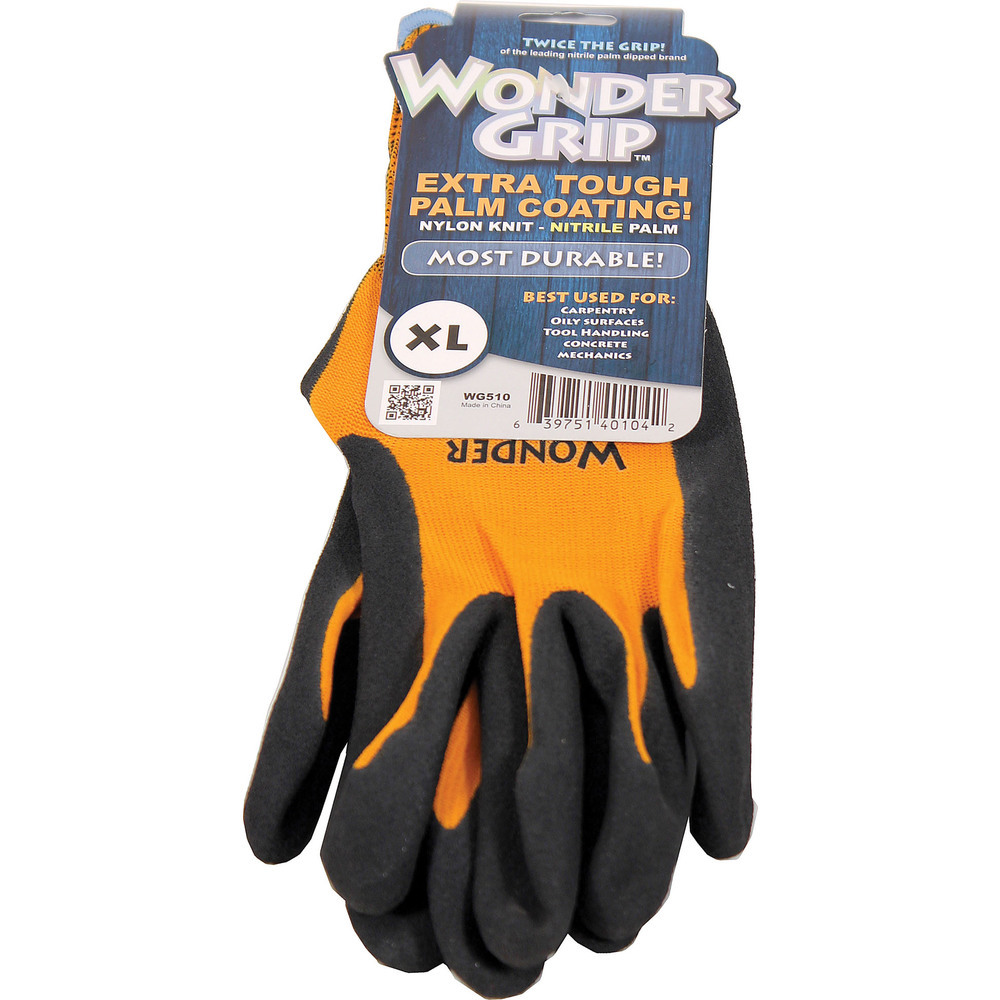Bellingham Glove Orange Wonder Grip Extra Tough Gloves Extra Large