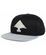 LRG Lifted Research Group Spring Training Black &amp; Gray Jersey Snapback Cap - $20.85