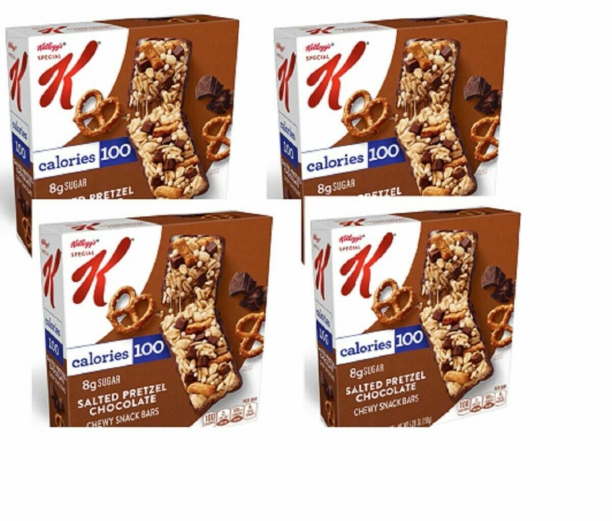 Kellogg's Special K Salted Pretzel Chocolate Chewy Snack Bars 100 ...