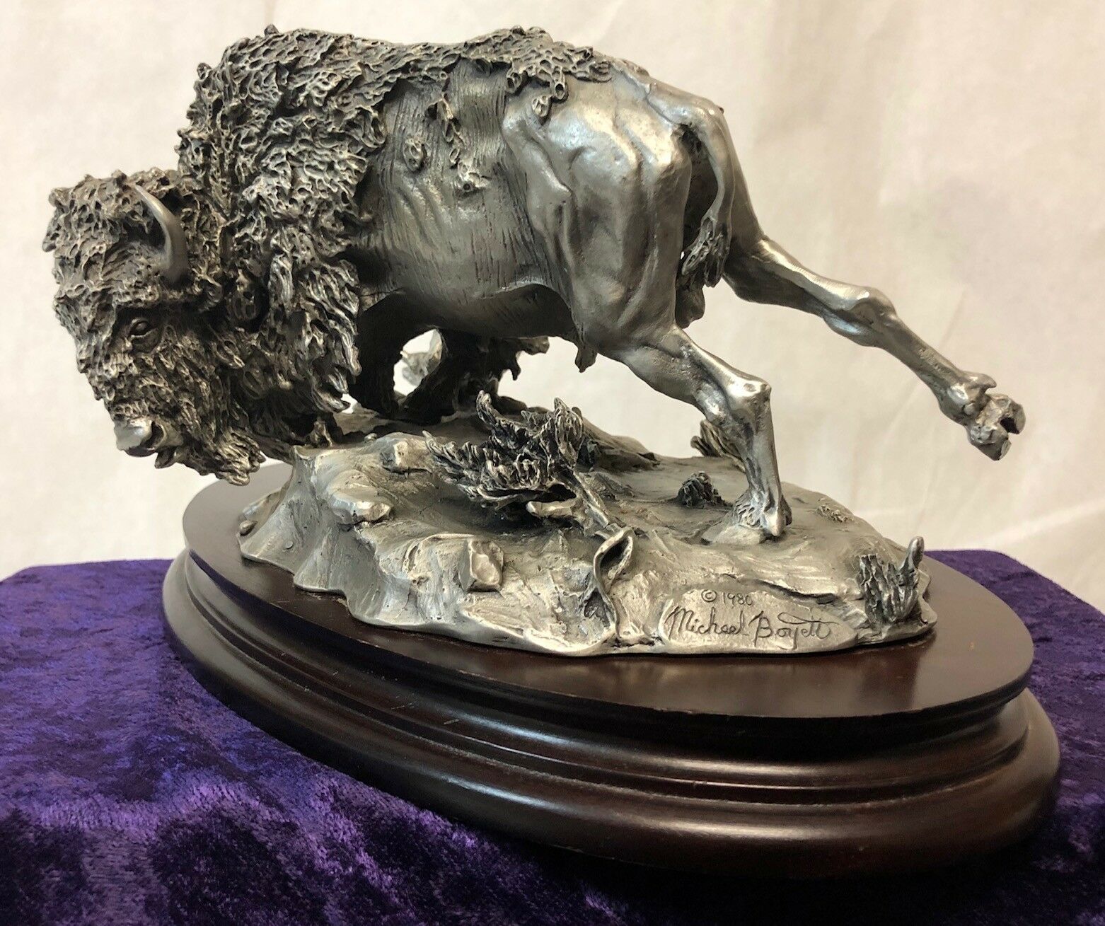 RARE Chilmark Pewter "PRAIRIE SOVEREIGN" LIMITEDEDITION Sculpture by