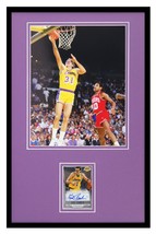 Kurt Rambis Signed Framed 11x17 Photo Display PANINI Lakers