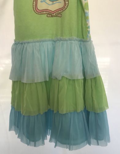 Girls Dollie /& Me Size 6 /& 4 Floral Ruffled Bottom Long Sleeved Dress