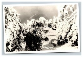 Vintage 1950's RPPC Postcard Mountain Cabin Mid Winter Mt. Wilson California - $24.67