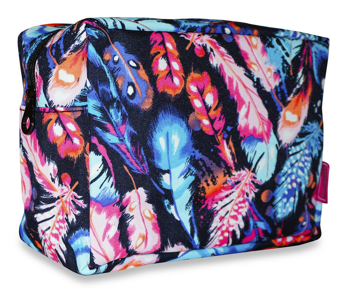 Wholesale Makeup Bags Cosmetic Lot Bulk Make Up Dozen 12 pieces Peacock