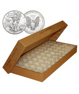 1000 Direct Fit Airtight 40.6mm Coin Holder Capsules Holders For SILVER EAGLE Oz - $247.78