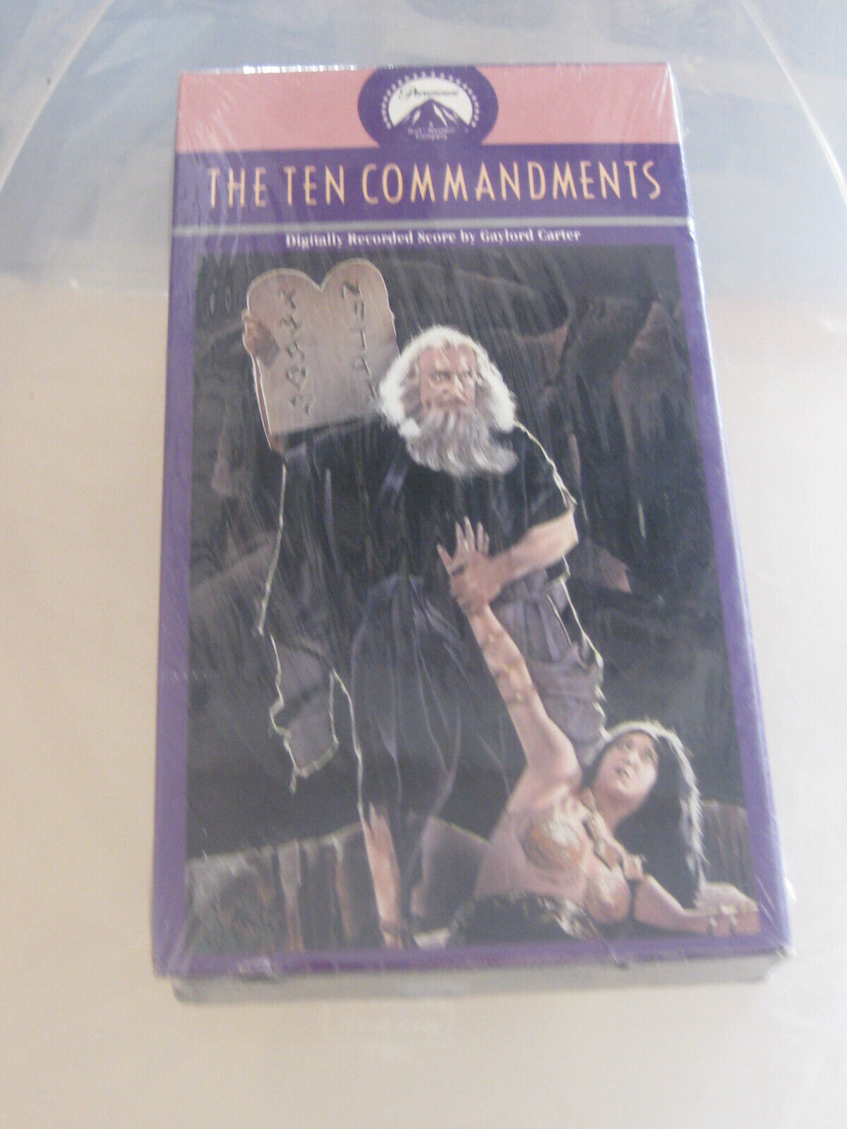 The Ten Commandments (VHS) Cecil B DeMille VHS Factory Sealed Paramount ...