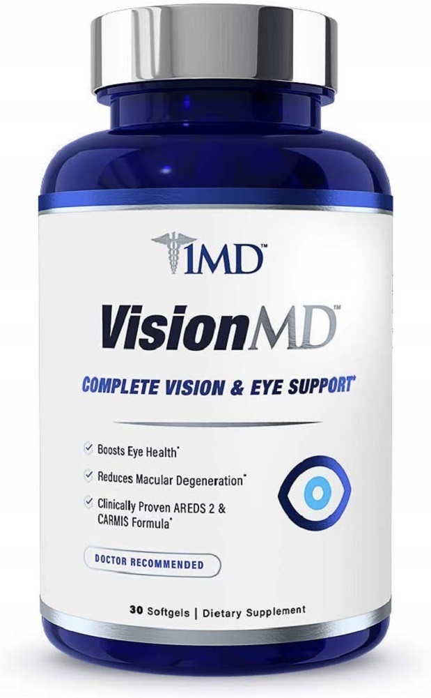 1MD VisionMD Eye Vitamin AREDS 2 - with OptiLut Lutein & Zeaxanthin| 30 Softgels