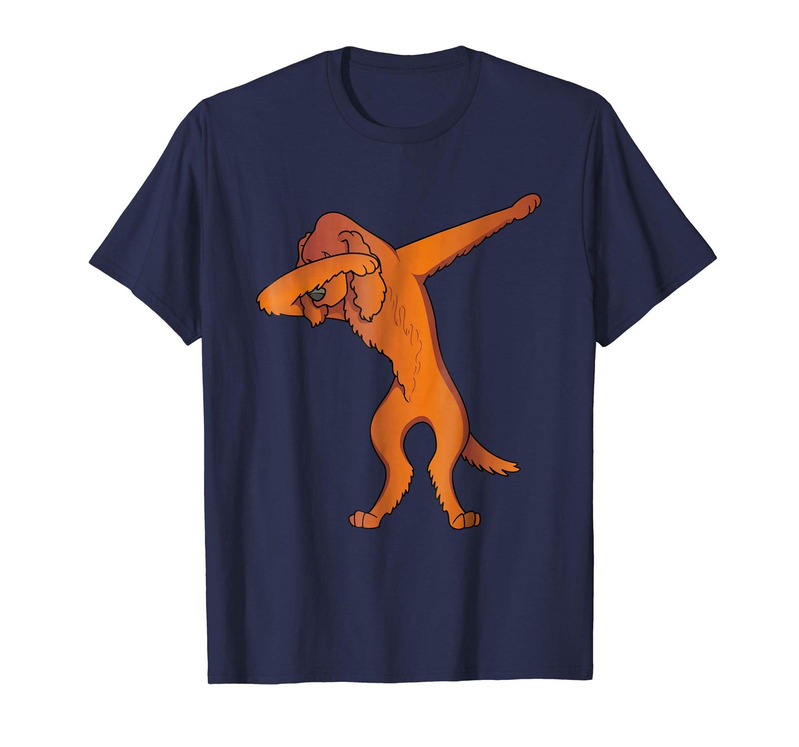 Dog Fashion - Irish Setter Dabbing Shirt Funny Dog Dab Dance T-Shirt Men