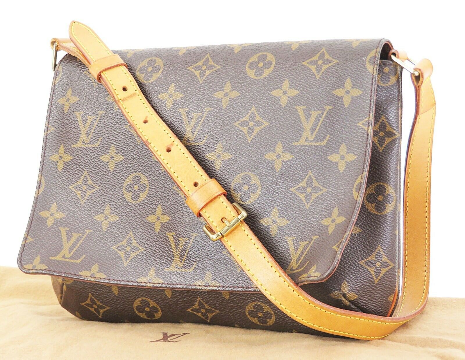 Authentic LOUIS VUITTON Musette Tango Monogram Shoulder Bag Purse #33049 - Women&#39;s Handbags & Bags
