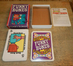 Funny Bones Card Game by Parker Brothers Vintage Game 1968 Complete - $12.72