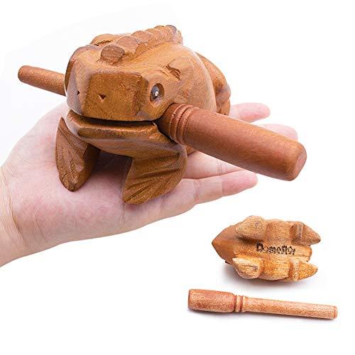 DomeStar Wood Frog, 2PCS Wooden Percussion Instruments Wooden Sound