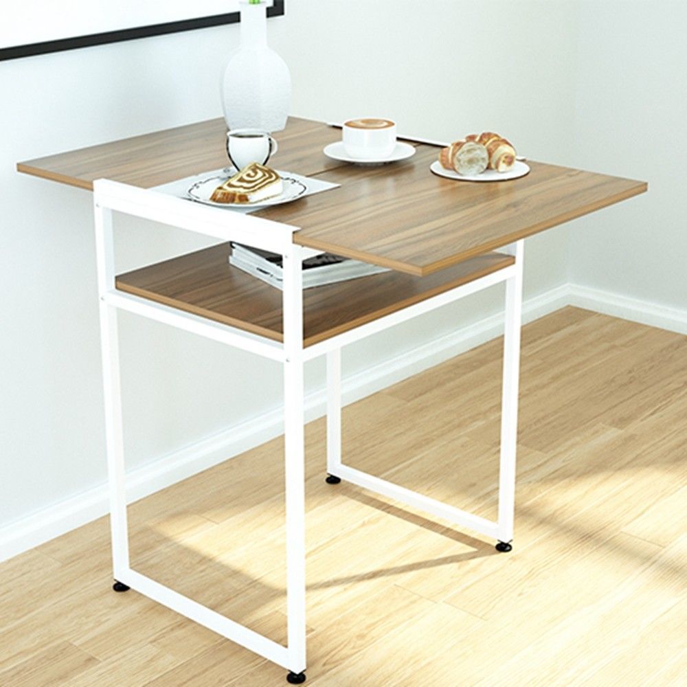 Extendable Restaurant Dining Table Computer Laptop Breakfast Desk ...