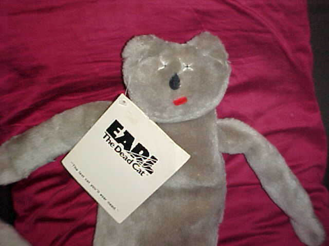 earl the dead cat plush toy