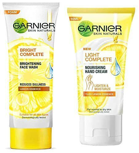Primary image for Garnier Shiny Skin Kit: Complete Facial Cleanse 100g+ Hand Cream 50gm-
show o...