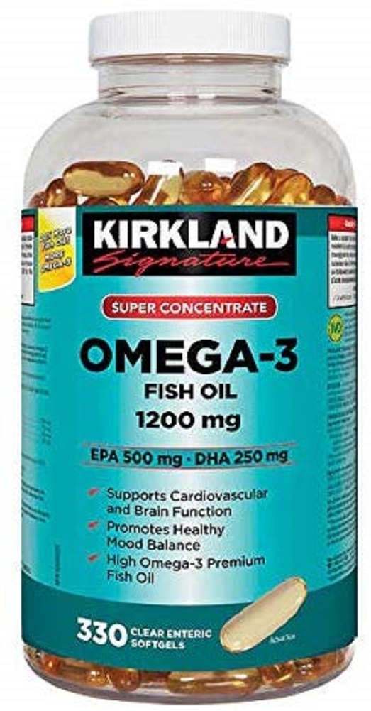 Kirkland Signature Super Concentrate Omega-3 Fish Oil 1200mg, EPA 500