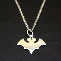 Sterling Silver Mickey Mouse Bat Necklace - $55.00
