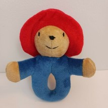 EDEN Paddington Bear 6.5&quot; Ring Rattle Soft Plush Baby Toy - Suitable Fro... - $12.00