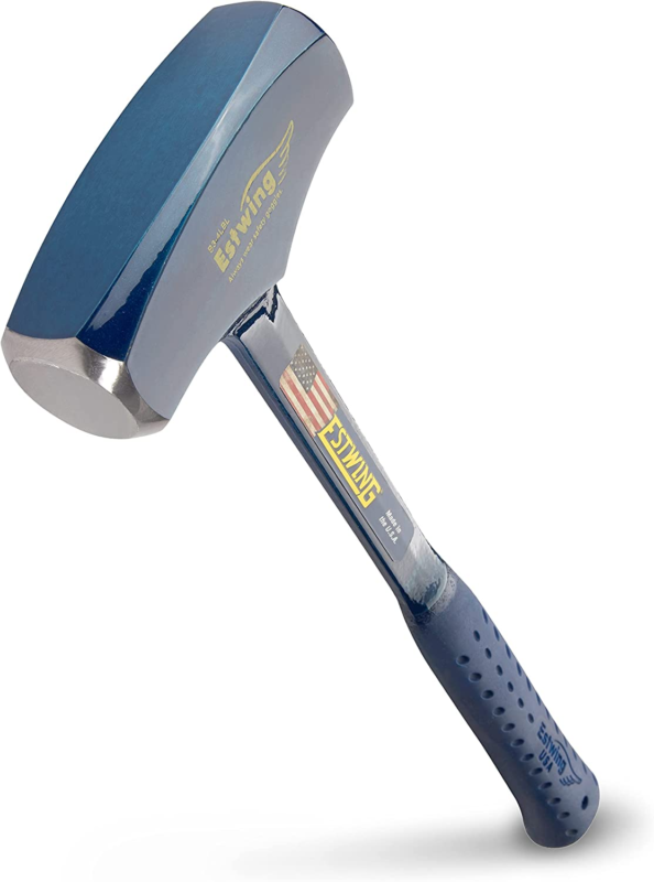 Handle Sledge With Forged Steel Construction & Shock Reduction Grip 4 Pound Blue