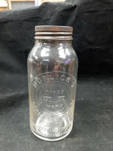 Antique Vintage Horlick&#39;s Malted Milk Jar w/ Metal Lid - $29.03