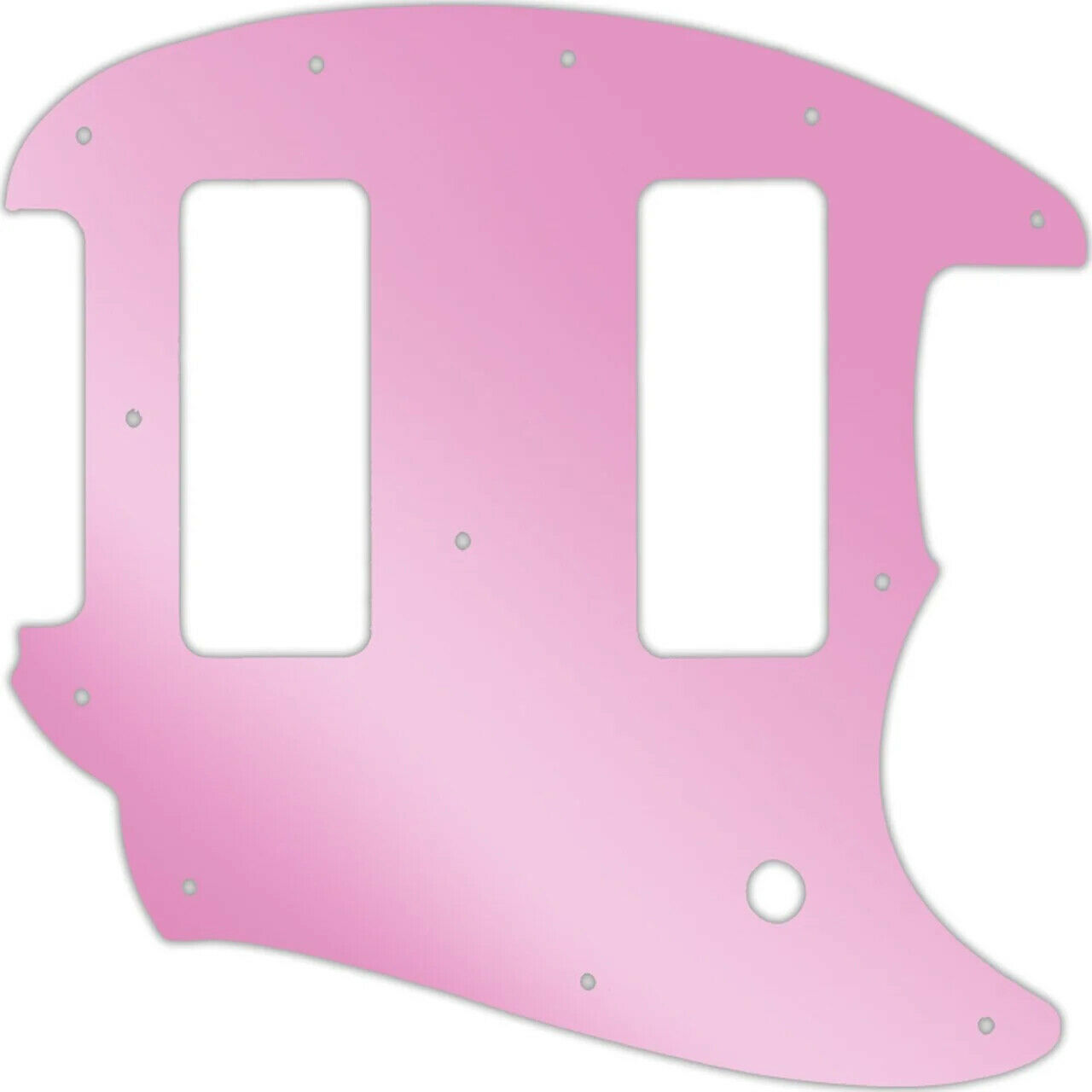 WD Custom Pickguard For Fender OffSet Series Mustang #10P Pink Mirror