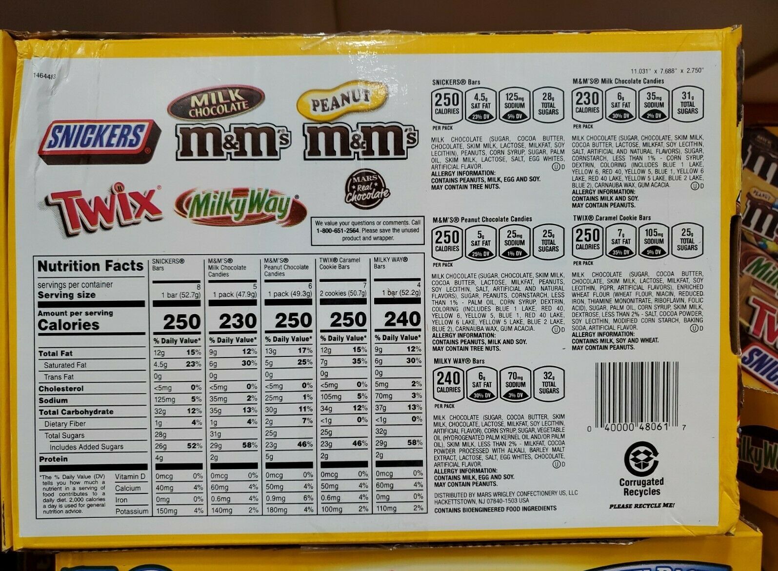 M&M's Mix Up's Chocolate Candies, 145 Grams x 12 : : Pantry  Food & Drinks