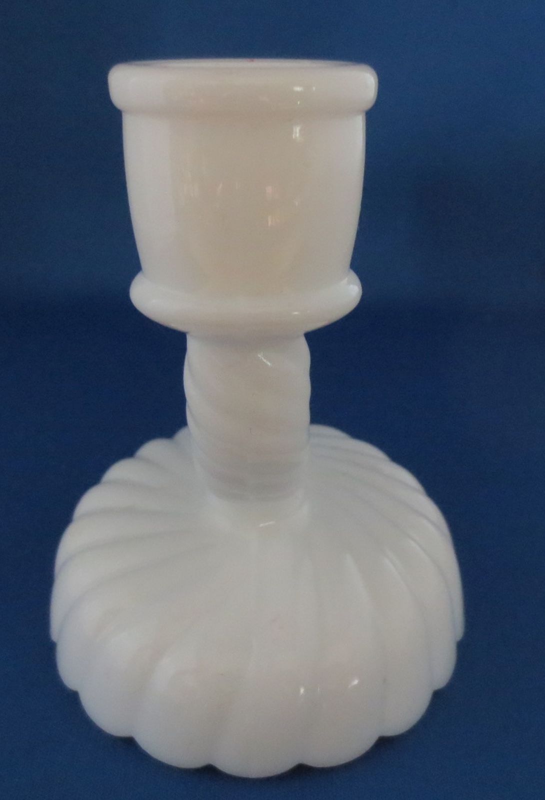 Vintage Imperial White Milk Glass Double Candle Holder Pottery & Glass