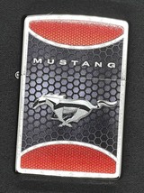 Ford Mustang Logo - Zippo Lighter Brushed Chrome 49519 - $29.99