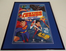 Justice League Cast Signed Framed 16x20 Poster Display 2016 SDCC image 1