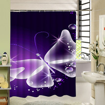 Dow waterproof fabric elegant butterfly floral shower curtain washable girl.jpg 640x640 thumb200