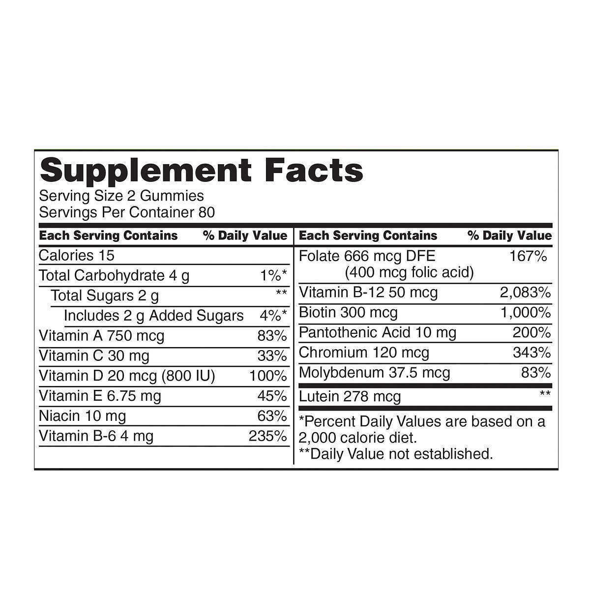 Kirkland Signature Adult Multivitamin, 320 Gummies Vitamins & Minerals