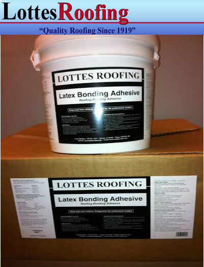 1 -  4  gal Latex EPDM AND TPO RUBBER ROOFING GLUE Bonding Adhesive