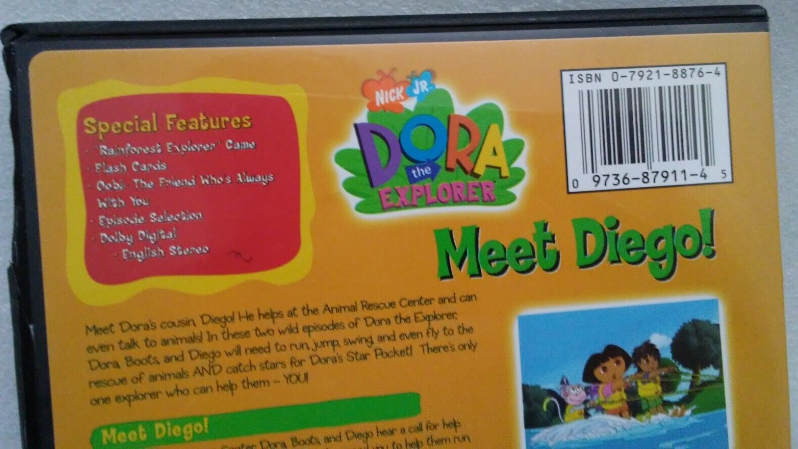 DVD Dora The Explorer - Meet Diego (DVD, 2003, Nick Jr.) - DVDs & Blu ...