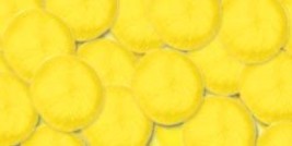 Acrylic Pom Pom Yellow 1 Inch - $11.55