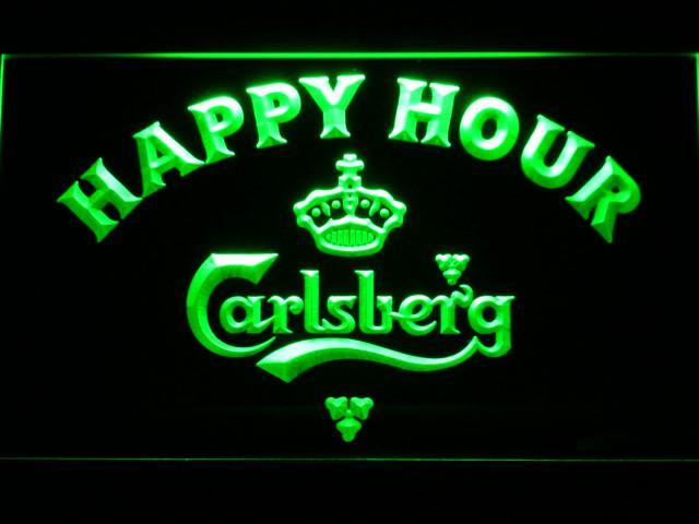 Carlsberg Happy Hour LED Neon Sign hang sign the walls decor crafts