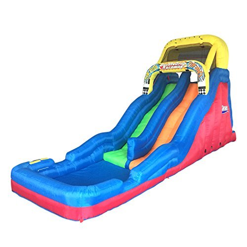 banzai double drop raceway 2 lane water slide