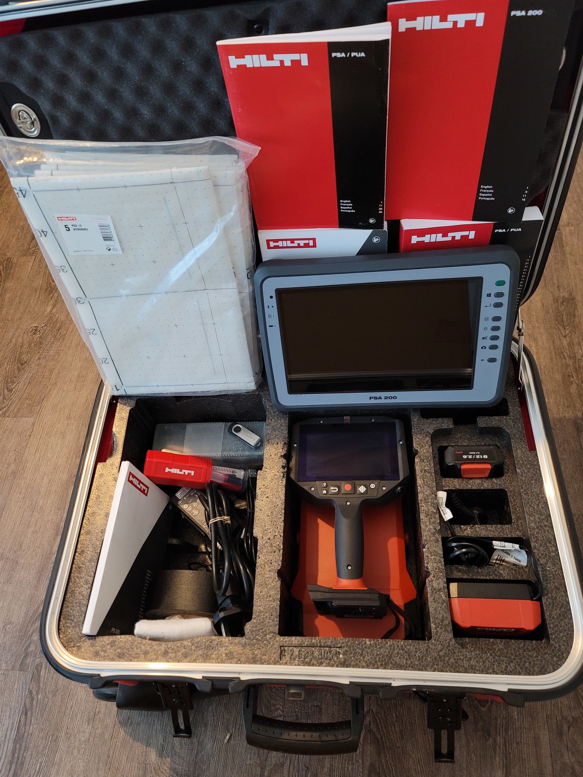 Hilti Ps Ferroscan System With Psa Tablet Cable Pipe Locators