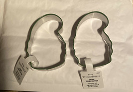 Threshold Stainless Steel Gnome Cookie Cutter Lot Of 3 0.98" x 2.28" - $5.90