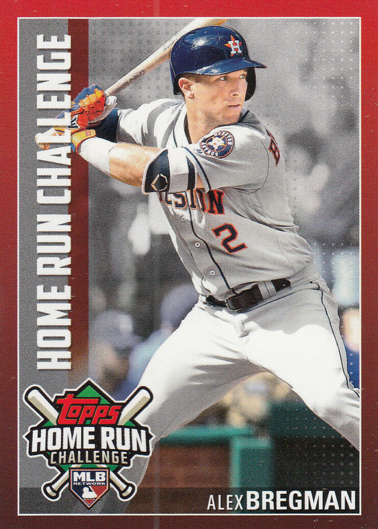 Alex Bregman 2019 Topps Series 1 Home Run Challenge Card HRC14