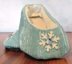 blue/sil Frozen Elsa inspired shoes Doll Clothes for 18&quot; American Girl/ ... - $8.10