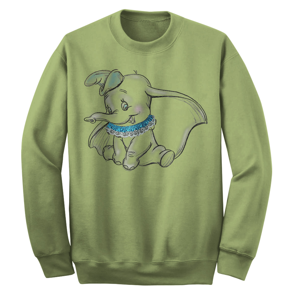 Disney Dumbo Sitting Dumbo Sweatshirt - Sweatshirts, Hoodies