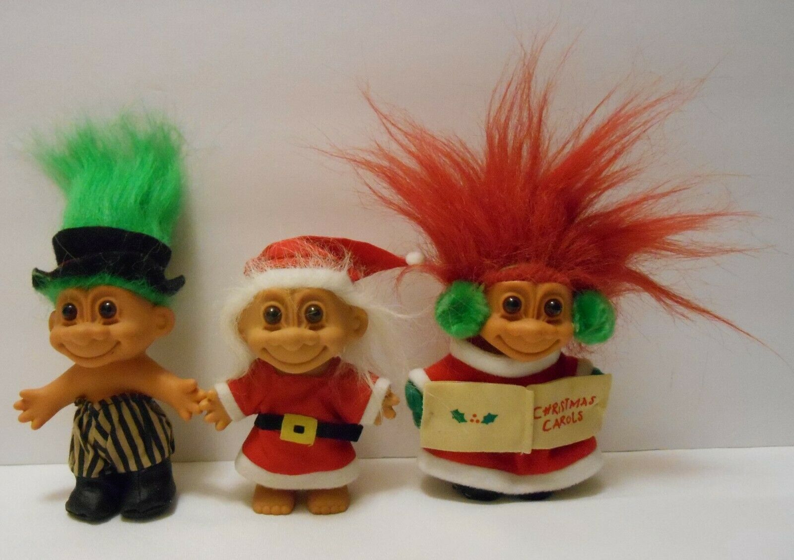 christmas troll dolls