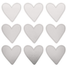 Lucky Dip Collection Foil Stickers Silver Hearts - $13.36