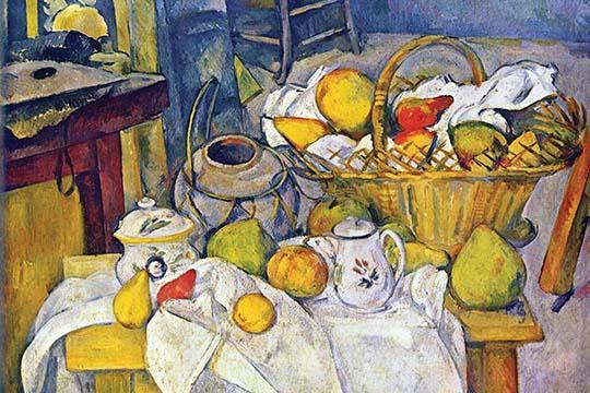 Primary image for Still Life with Fruit Basket 20 x 30 Poster