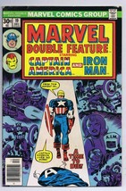 Marvel Double Feature #19 ORIGINAL Vintage 1976 Marvel Comics Captain America image 1