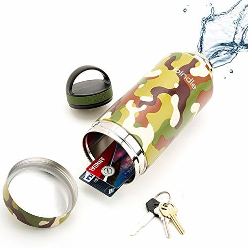 24oz Green Camo Bindle Bottle Stainless Steel Double Walled & Vacuum